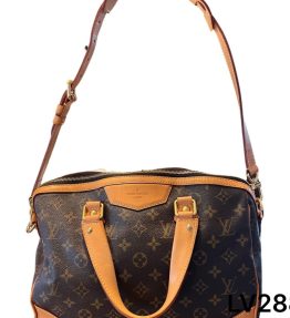 Louis Vuitton Retiro PM  Brown Monogram Shoulder Bag (LV288)